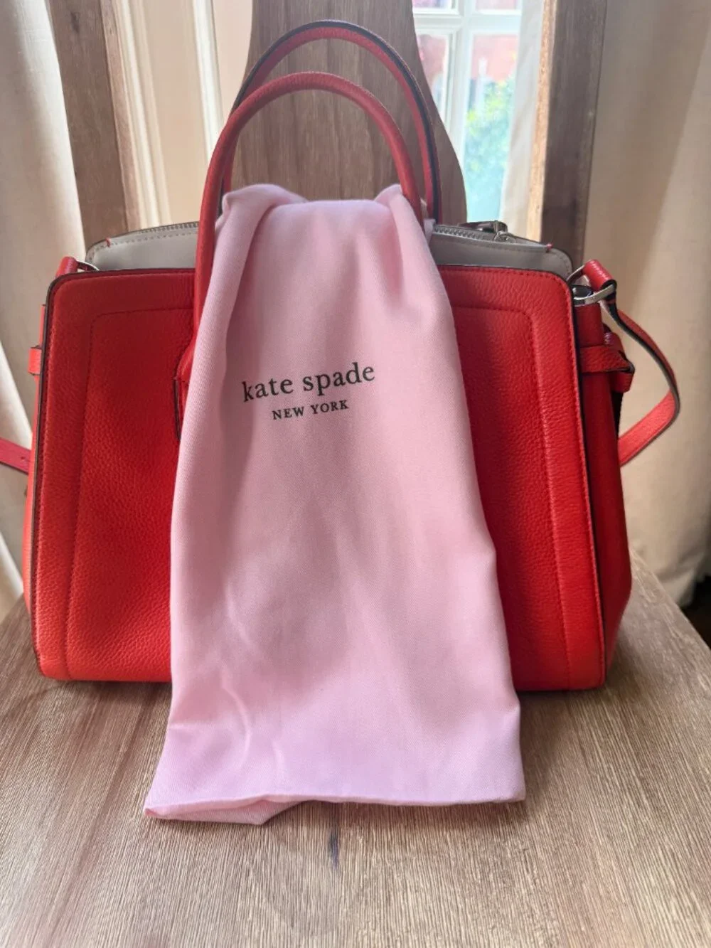 Kate Spade Madison Saffiano Leather Satchel (Large)